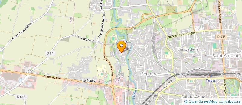 localisation de l'entreprise RAMOND  TARBES