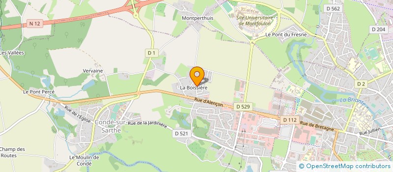 localisation de l'entreprise RAMOND-FERREIRA à CONDE-SUR-SARTHE