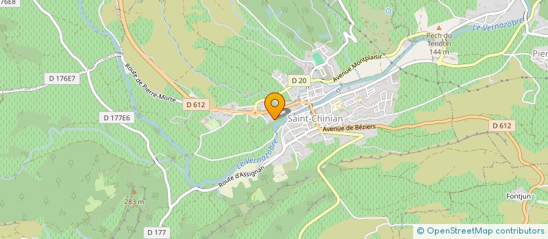 localisation de l'entreprise RAMONDENC  SAINT-CHINIAN