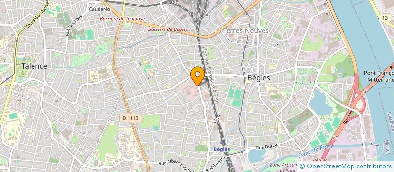 localisation de l'entreprise RAMONDENS ENERGIES à BEGLES
