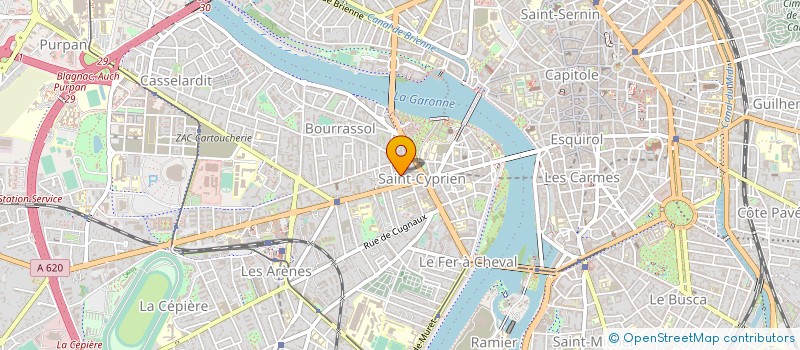 localisation de l'entreprise RAMONDIA à TOULOUSE