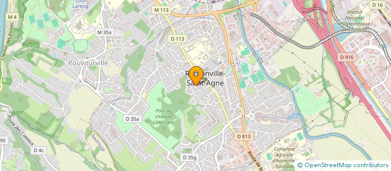 localisation de l'entreprise RAMONVILLE TRIATHLON CLUB  RAMONVILLE-SAINT-AGNE