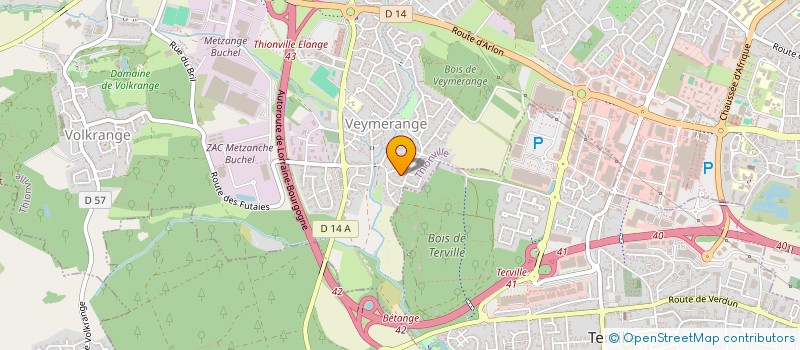 localisation de l'entreprise RAMONY  THIONVILLE