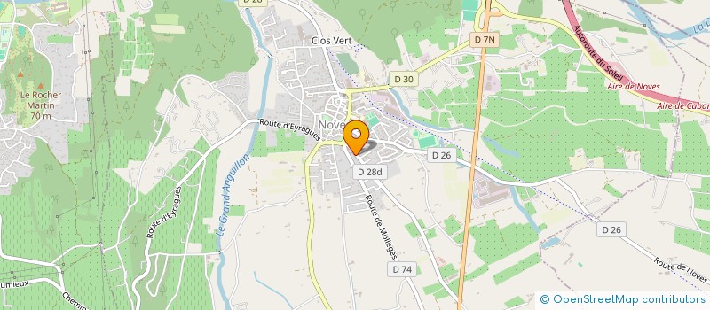 localisation de l'entreprise RAMOS  NOVES