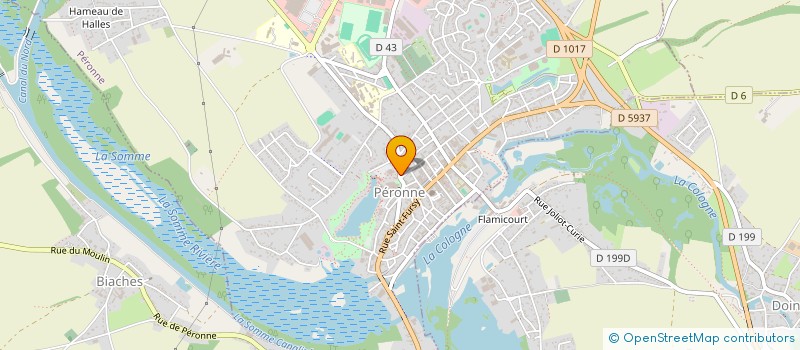 localisation de l'entreprise RAMOS à PERONNE