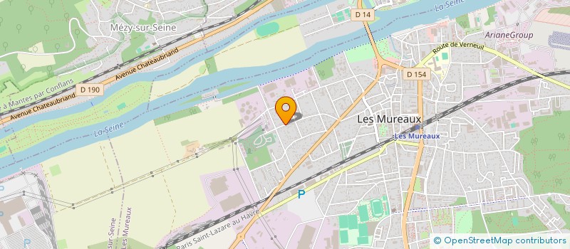 localisation de l'entreprise RAMOS BATIMENT GENERAL à LES MUREAUX