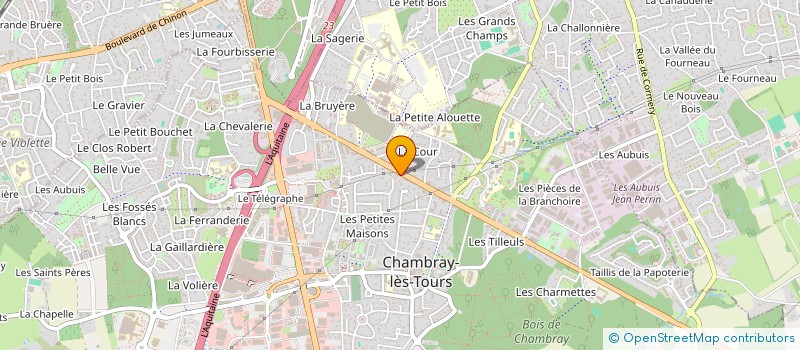 localisation de l'entreprise RAMOS CAR CONSTIT  CHAMBRAY-LES-TOURS