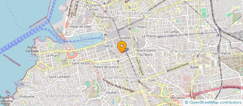 localisation de l'entreprise RAMOS CONSEIL  MARSEILLE