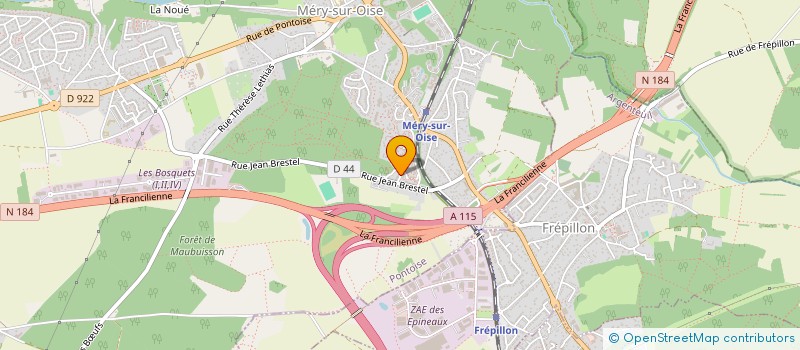 localisation de l'entreprise RAMOS CONSULTING  MERY-SUR-OISE