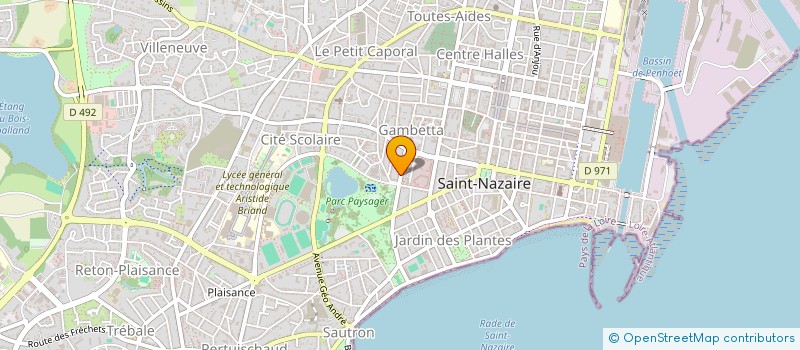 localisation de l'entreprise RAMOS EXPERTISE FINANCIERE à SAINT-NAZAIRE