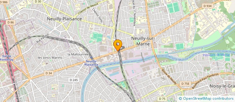 localisation de l'entreprise RAMOS RENOVATION à NEUILLY-SUR-MARNE