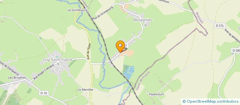 localisation de l'entreprise RAMOS SAS  MOLAGNIES