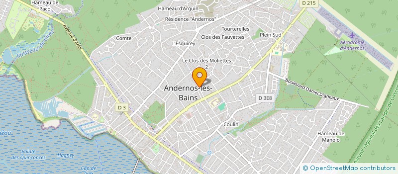 localisation de l'entreprise RAMOUNICHE  ANDERNOS-LES-BAINS