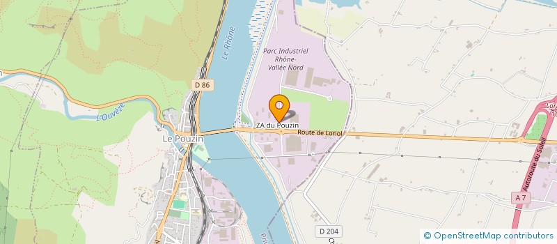 localisation de l'entreprise RAMPA ENERGIES  LE POUZIN