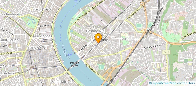 localisation de l'entreprise RAMPAG (SARL)  BORDEAUX