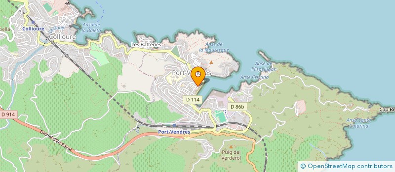 localisation de l'entreprise RAMPE TRAMONTANE  PORT-VENDRES