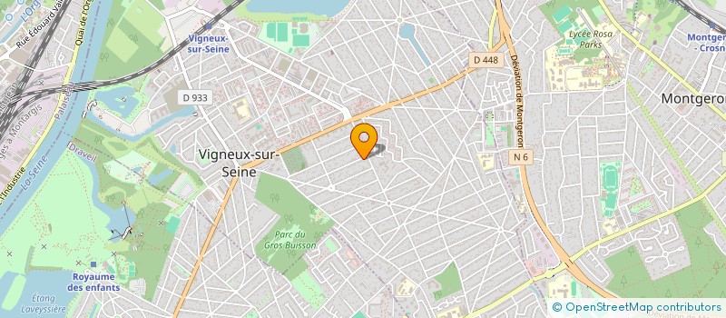 localisation de l'entreprise RAMPES ESCALIERS NUNES à VIGNEUX-SUR-SEINE