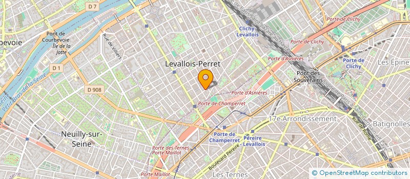 localisation de l'entreprise RAMPLANET à LEVALLOIS-PERRET