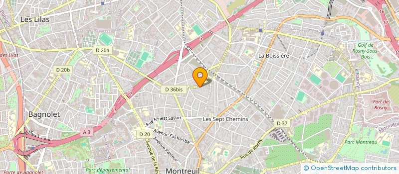 localisation de l'entreprise RAMPON CONSEILS à MONTREUIL