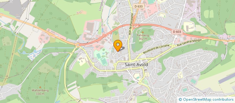 localisation de l'entreprise RAMSAVE à SAINT-AVOLD