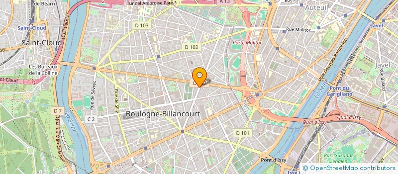 localisation de l'entreprise RAMSAY MATHIEU CONSULTING  BOULOGNE-BILLANCOURT