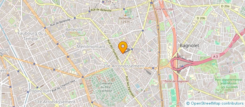 localisation de l'entreprise RAMSES à PARIS