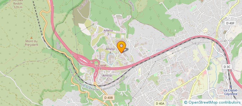 localisation de l'entreprise RAMSES  LA CIOTAT