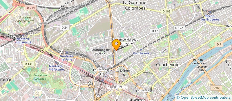 localisation de l'entreprise RAMSES à COURBEVOIE