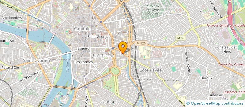 localisation de l'entreprise RAMSES  TOULOUSE