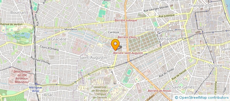 localisation de l'entreprise RAMSES  BORDEAUX