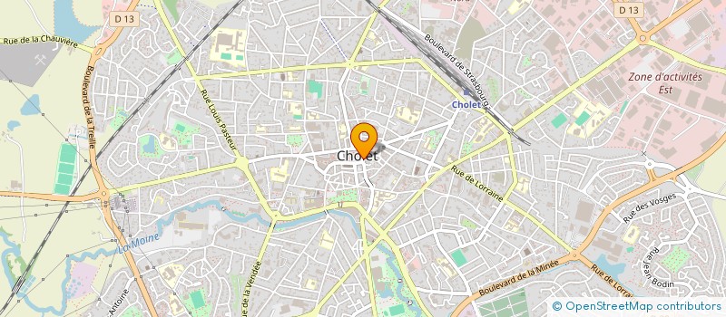 localisation de l'entreprise RAMSES à CHOLET