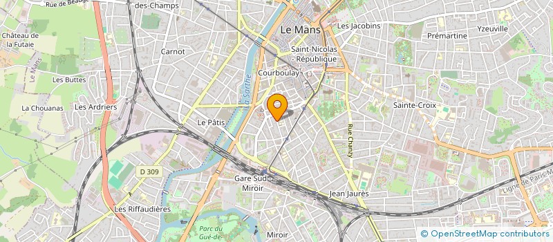 localisation de l'entreprise RAMSES D'OS  LE MANS