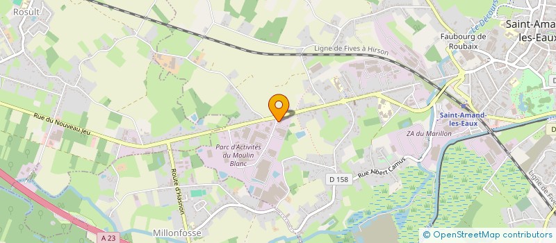 localisation de l'entreprise RAMSES TECHNOLOGIES à SAINT-AMAND-LES-EAUX