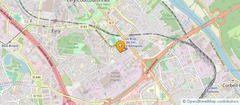 localisation de l'entreprise RAMSESS NETTOYAGE  EVRY-COURCOURONNES