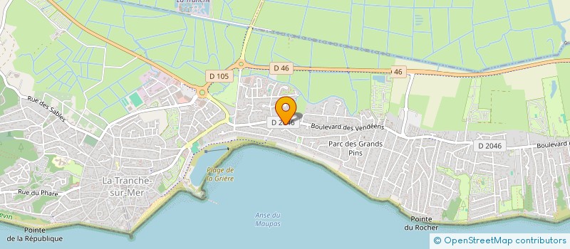 localisation de l'entreprise RAMSEY INVESTISSEMENT à LA TRANCHE-SUR-MER