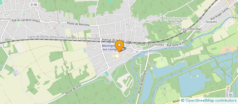 localisation de l'entreprise RAMSHANTI SAS  MONTIGNY-SUR-LOING