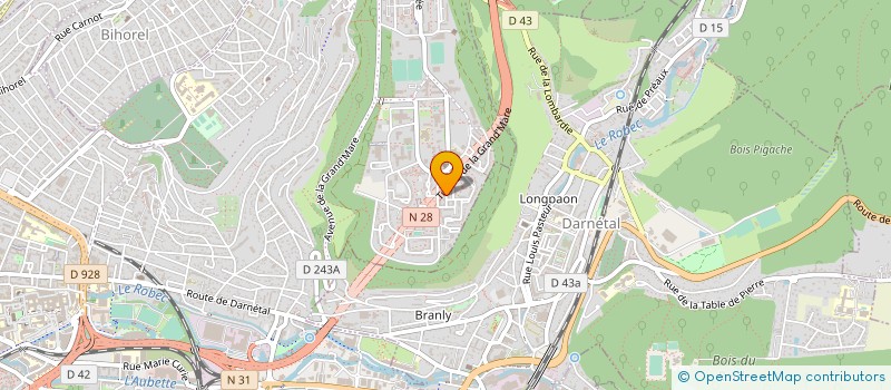 localisation de l'entreprise RAMSIS PEINTURE à ROUEN