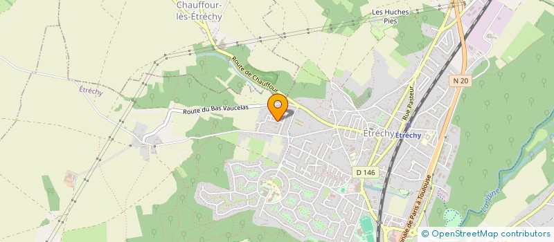 localisation de l'entreprise RAMSSES CUB  ETRECHY