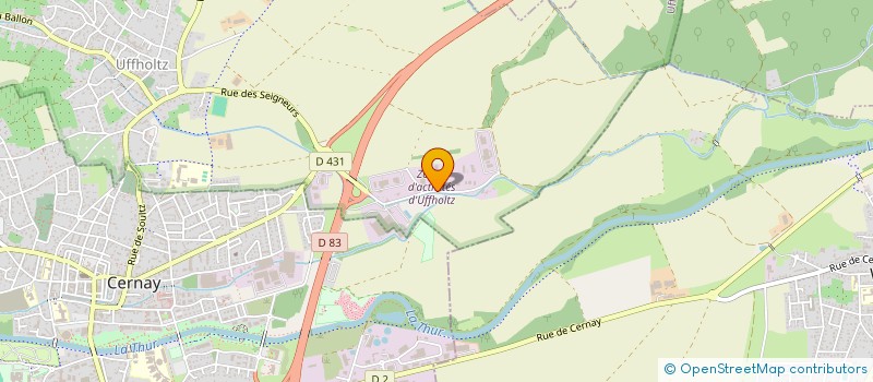 localisation de l'entreprise RAMSTEIN à UFFHOLTZ
