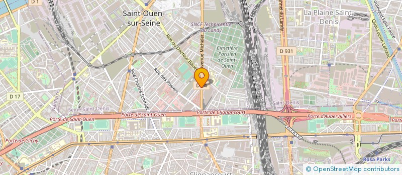 localisation de l'entreprise RAMSWEET à SAINT-OUEN-SUR-SEINE