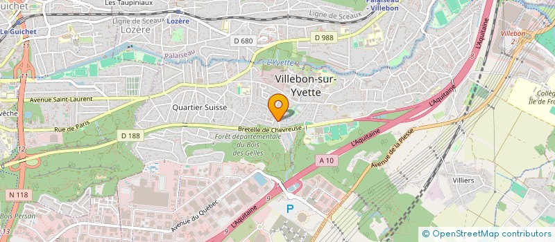 localisation de l'entreprise RAMSYS à VILLEBON-SUR-YVETTE