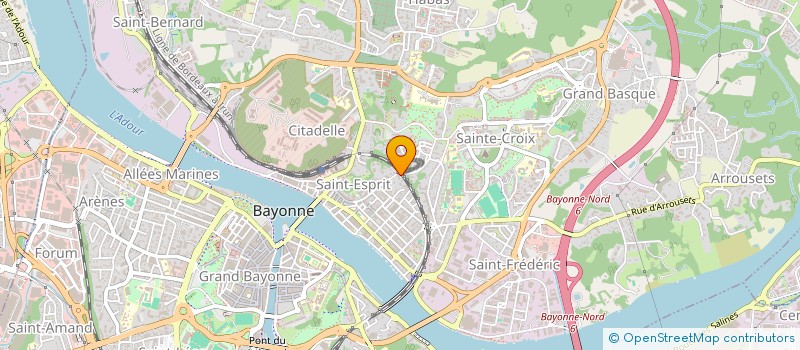 localisation de l'entreprise RAMUN.NET à BAYONNE