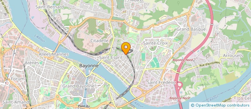 localisation de l'entreprise RAMUN SERVICES à BAYONNE