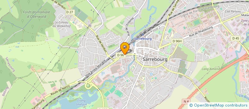localisation de l'entreprise RAMUNDO IMMOBILIER à SARREBOURG