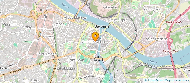localisation de l'entreprise RAMUNTCHO à BAYONNE