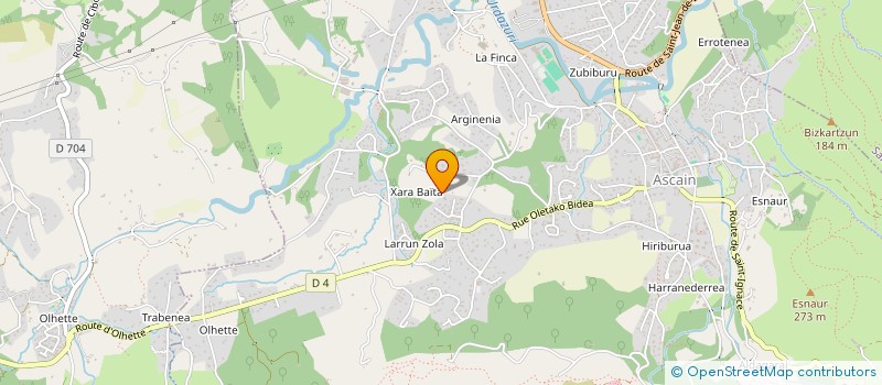 localisation de l'entreprise RAMUNTCHO ALBISTUR  ASCAIN