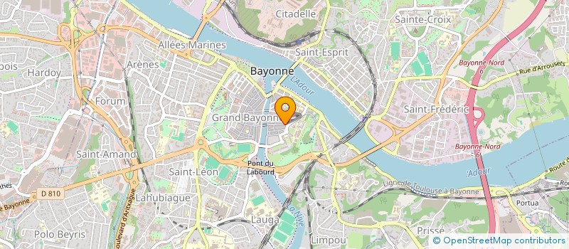 localisation de l'entreprise RAMUNTCHO & CO  BAYONNE