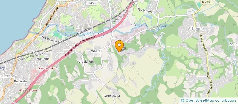 localisation de l'entreprise RAMUNTXO à BIDART