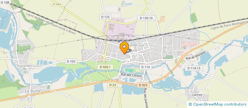 localisation de l'entreprise RAMUS SEGURA à COURVILLE-SUR-EURE