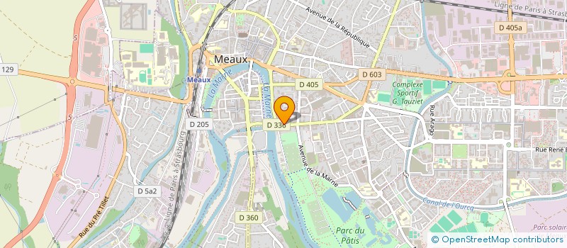 localisation de l'entreprise RAMY à MEAUX